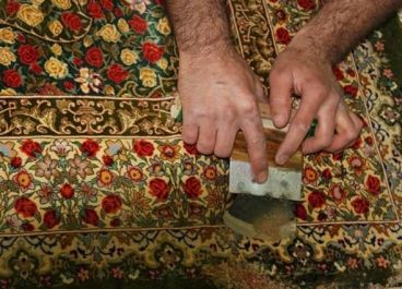 عملیات پرداخت فرش